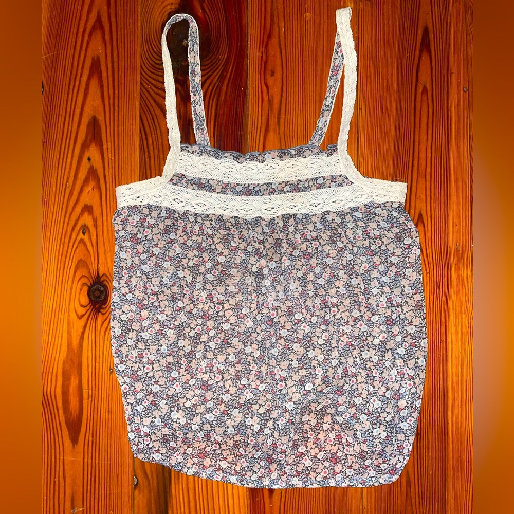 Semi Sheer American Eagle Tank